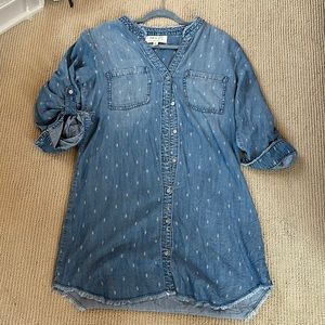 ANTHROPOLOGIE soft jean dress